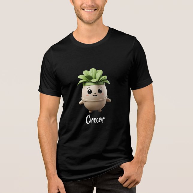 Camiseta Pipo Crecer – Diseño Inspirador Tri-Blend Shirt (Vorderseite)