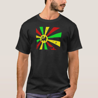 Camiseta reggae estilo bandeira  T-Shirt