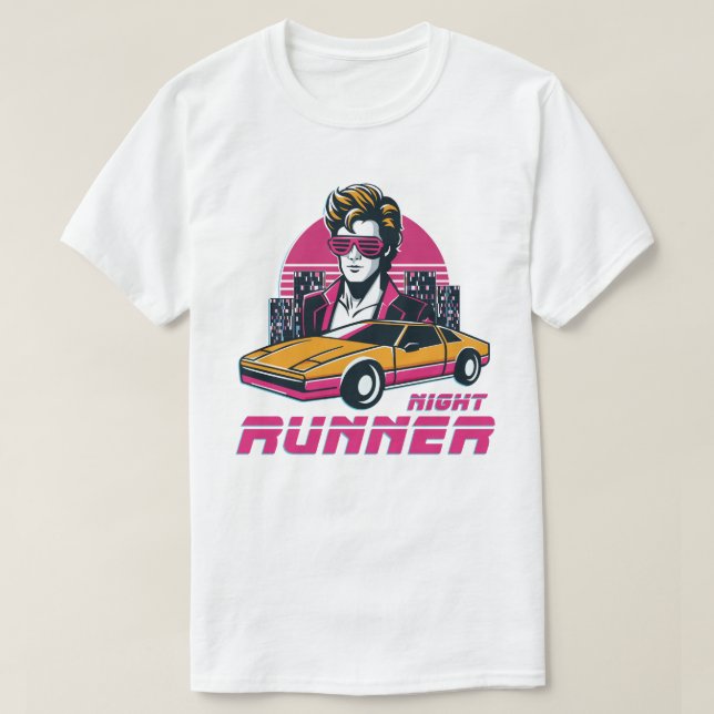camiseta retro unisex blanca T-Shirt (Design vorne)