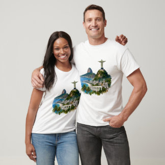Camiseta Rio de Janeiro Cartão Postal T-Shirt