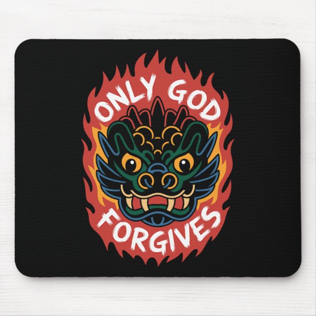 Camiseta Sólo Dios Perdona1 Mousepad (Vorne)