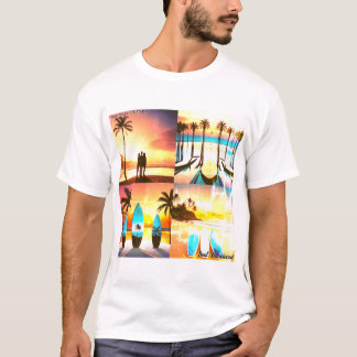Camiseta Surf Retro Vintage California T-Shirt