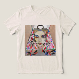 Camiseta Zodíaco Libra (desenho autoral) Tri-Blend Shirt