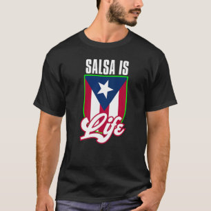 Camisetas De Salsa Mujer Salsa De Puerto Rico Bori T-Shirt