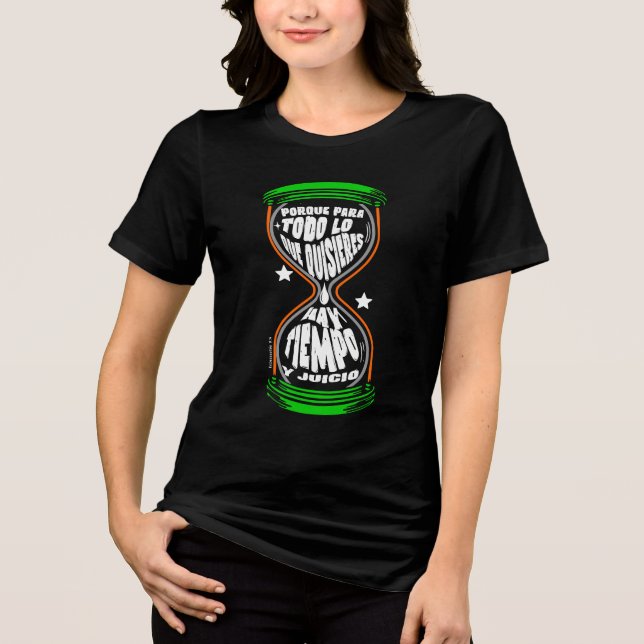 Camisetas para mujeres con divinos mensajes  Tri-Blend shirt (Vorderseite)