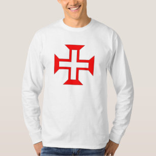 Camisia alba Crucis Ordinis Christi T-Shirt