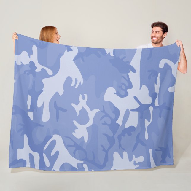 Camo Blue Fleecedecke (Beispiel)