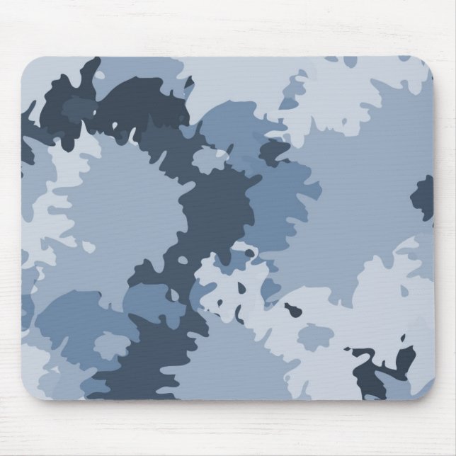 Camo Blue Mousepad (Vorne)