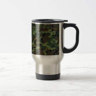 [CAMO-GR-1] Grüne und braune Camouflage Reisebecher