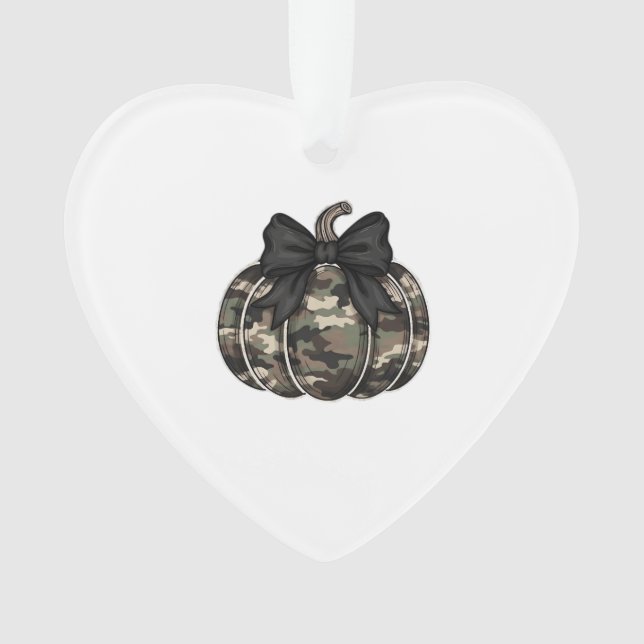 Camo Pumpkin Classic T-Shirt.png Ornament (Vorderseite)
