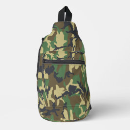 Camo Woodland Crossbody Bag