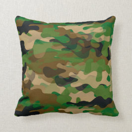 Camoflage-Ähnliches Wurfs-Kissen Kissen
