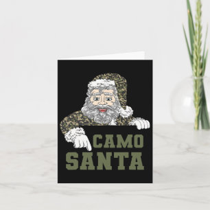 Camoflage Weihnachtsjagd Santa Camouflage Militär Karte