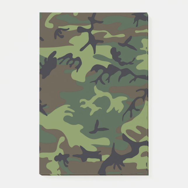 CAMOFLAUGE PATTERN POST-IT KLEBEZETTEL (Vorderseite)