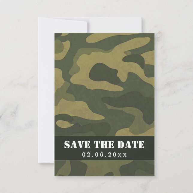 Camoflauge Save The Date (Vorderseite)