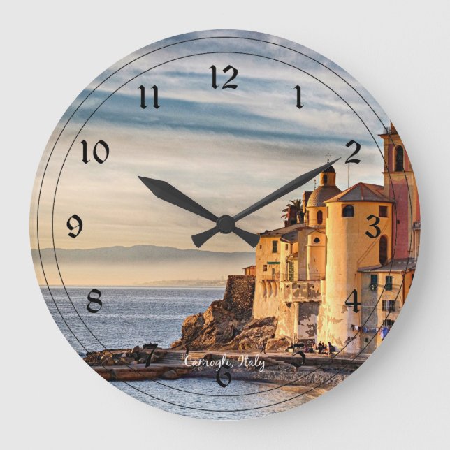 Camogli, Italien Große Wanduhr (Vorderseite)