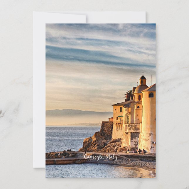 Camogli, Italien Karte (Vorderseite)