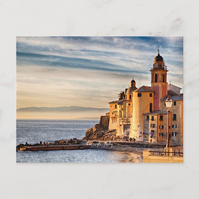 Camogli, Italien Postkarte (Vorderseite)