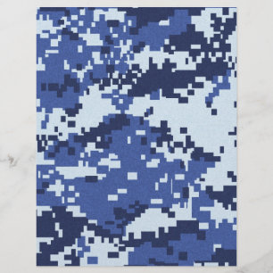 Camouflage02 BLUES WHITE CAMOUFLAGE PATTERN BACKGR Flyer