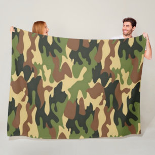 Camouflage 1 60x80 Fleece Blanket