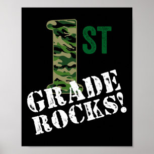 Camouflage 1. Klasse Rocks erster Klasse zurück zu Poster