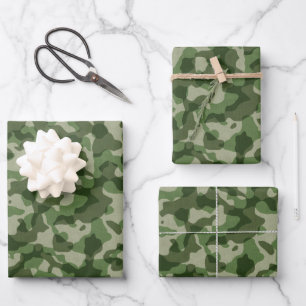 Camouflage 2 geschenkpapier set