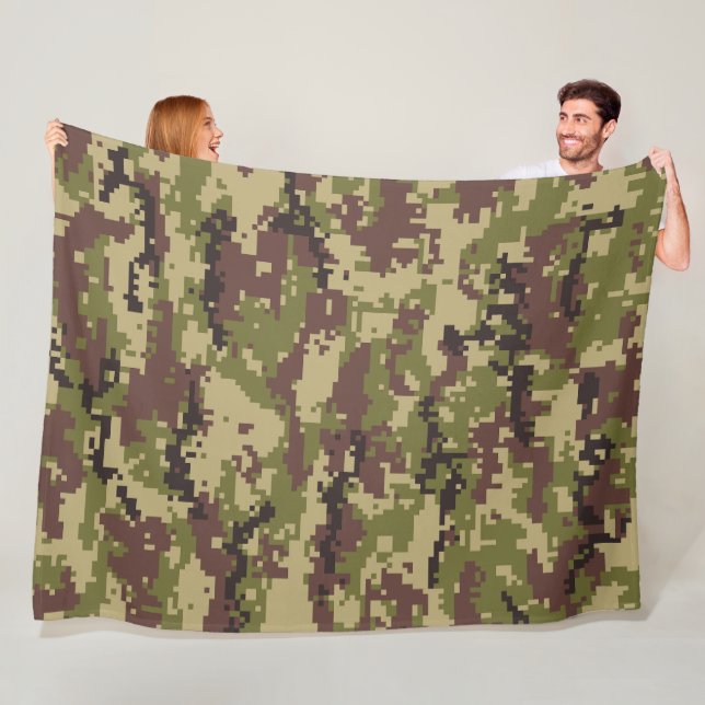 Camouflage 3 60x80 Fleece Blanket (Beispiel)