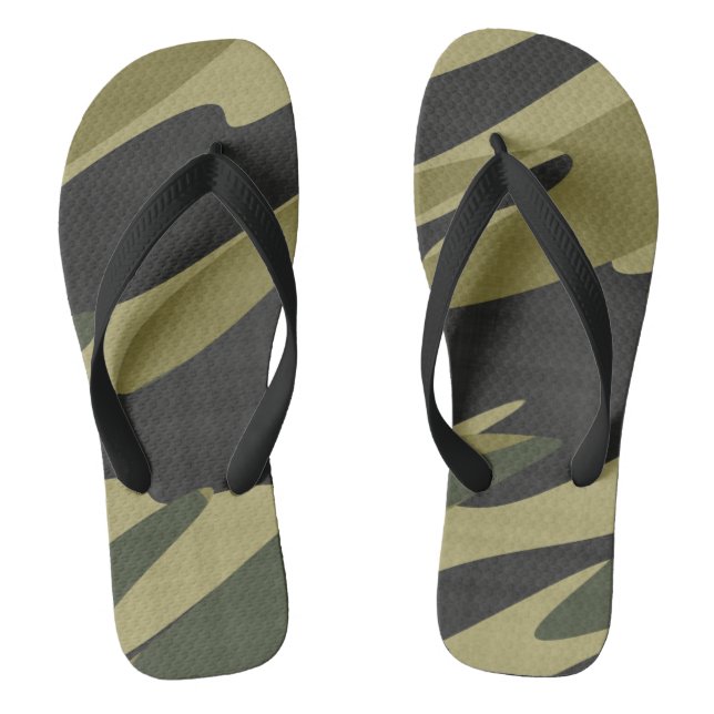 Camouflage abstrakt flip flops (Fußbett)