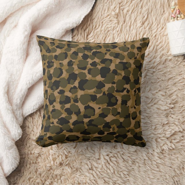 Camouflage Abstrakt Kissen (Decke)