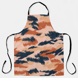 Camouflage Abstrakt: Vintages Nahtloses Tapete. Schürze
