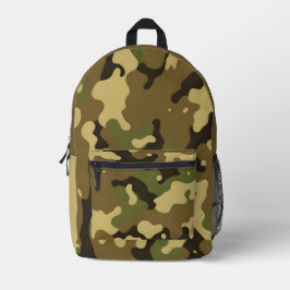 Camouflage Abstrakte Druckausschnitt Nähtasche Bedruckter Rucksack