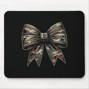 Camouflage Alte Camouflage Bow Camouflage Frauen C Mousepad