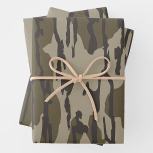 Camouflage am Boden Geschenkpapier Set