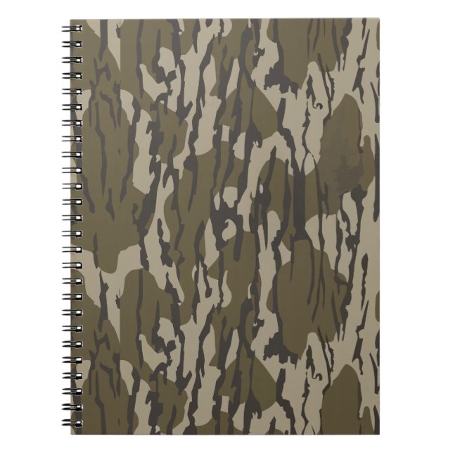 Camouflage am Boden Notizblock (Vorderseite)