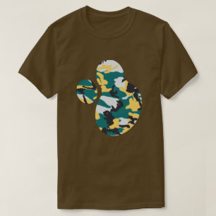 Camouflage am See Muster Paint Platsch v2 T-Shirt