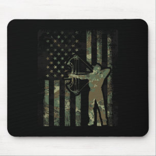Camouflage American Flag Buck Jagd Geschenk für Bo Mousepad
