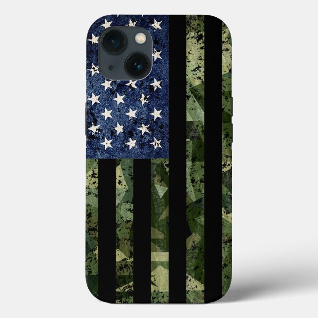 Camouflage American Flag Camouflage Case-Mate iPhone Hülle (Rückseite)