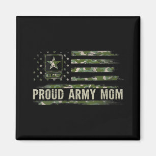 Camouflage "American Flag" der Mama der Vintagen A Magnet