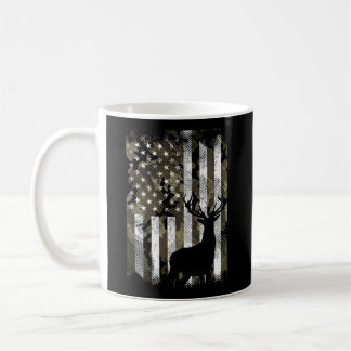 Camouflage American Flag Hirschjäger Jagen Kaffeetasse