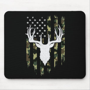 Camouflage American Flag Jagd auf Hirsche Mousepad