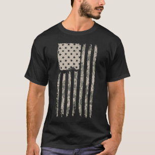 Camouflage American Flag Wüste Camouflage USA Flag T-Shirt