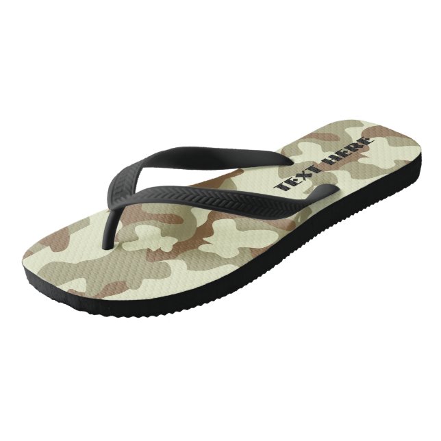 Camouflage benutzerdefinierte Flip-Flops Flip Flops (Schrägansicht)