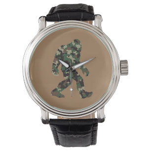 Camouflage Bigfoot Sasquatch Armbanduhr
