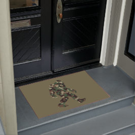 Camouflage Bigfoot Sasquatch Fußmatte
