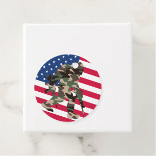 Camouflage Bigfoot Sasquatch Geschenkanhänger