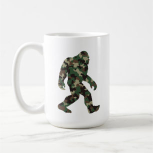Camouflage Bigfoot Sasquatch Kaffeetasse