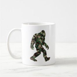Camouflage Bigfoot Sasquatch Kaffeetasse