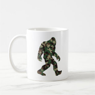 Camouflage Bigfoot Sasquatch Kaffeetasse