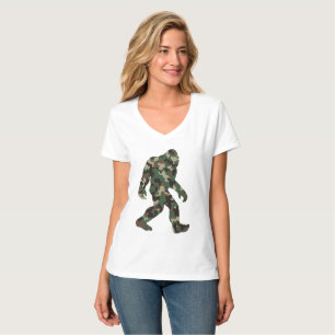 Camouflage Bigfoot Sasquatch T-Shirt