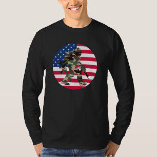 Camouflage Bigfoot Sasquatch T-Shirt
